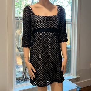 MILLY crochet lace dress